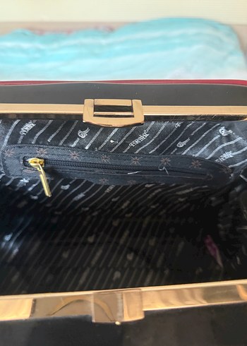 Klasik Siyah Deri Kadın Çanta - Görsel 6