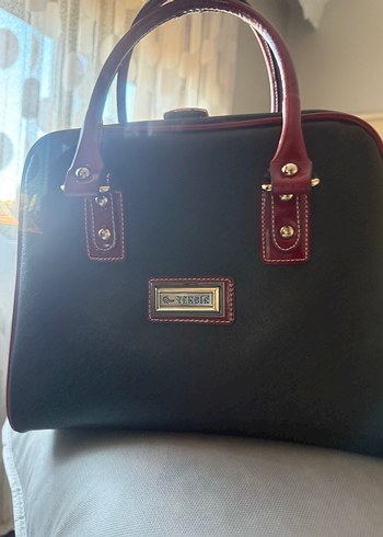 Klasik Siyah Deri Kadın Çanta - Görsel 4