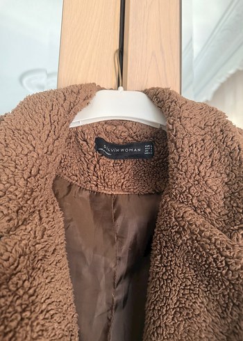 Kahverengi Midi Kadın Kaban - Görsel 2