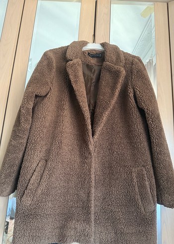 Kahverengi Midi Kadın Kaban - Görsel 3