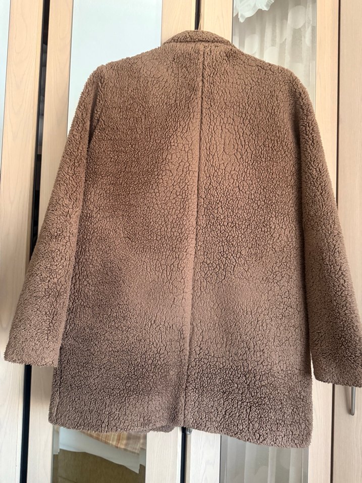 Kahverengi Midi Kadın Kaban - Görsel 4