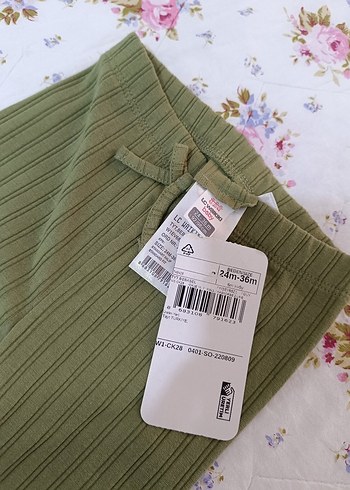 LC Waikiki LCW Kız Çocuk Yeşil tayt