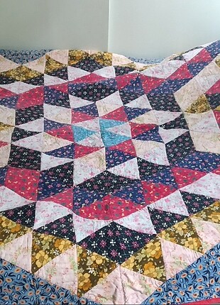  Beden Patchwork yatak örtüsü