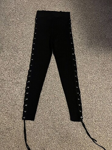 Zara Knit Yanları Bağlamalı Pantolon