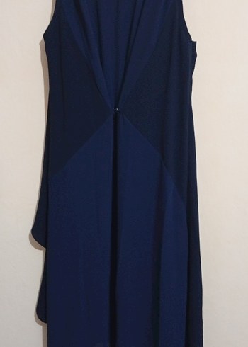 Lacivert Kadın Uzun yelek - Görsel 2