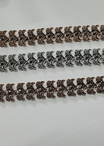 İşlemeli Zincir Detaylı Kadın El Zinciri - Görsel 5