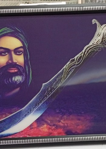 Beyaz Kedi Aksesuarı Çerçeveli Tablo 3 boyutlu - Görsel 5