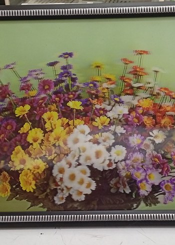 Beyaz Kedi Aksesuarı Çerçeveli Tablo 3 boyutlu - Görsel 3