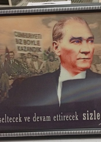 Beyaz Kedi Aksesuarı Çerçeveli Tablo 3 boyutlu - Görsel 4