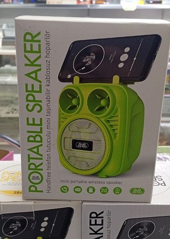 Renkli Yeşil Bluetooth Hoparlör - Görsel 2