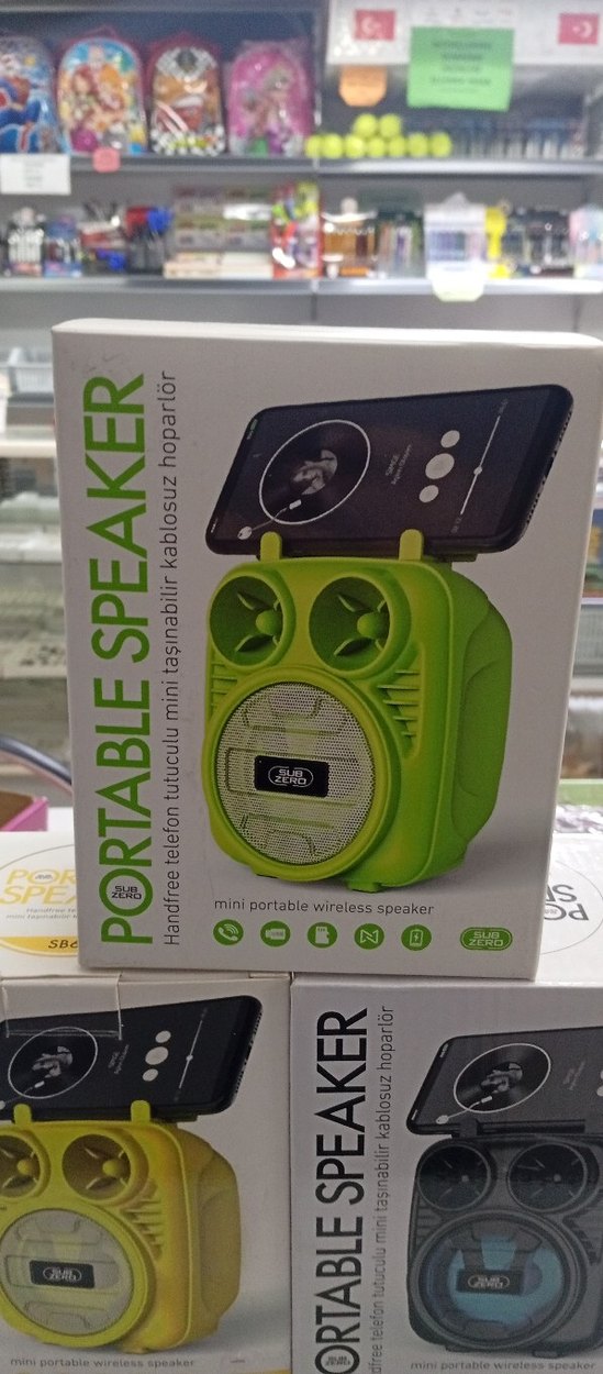 Renkli Yeşil Bluetooth Hoparlör - Görsel 2