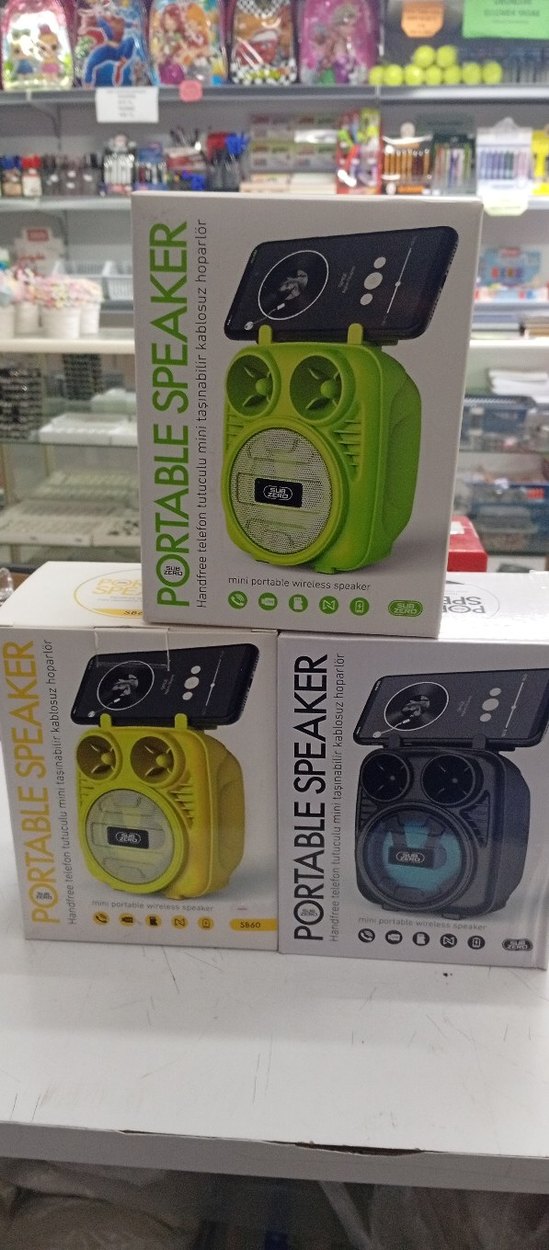 Renkli Yeşil Bluetooth Hoparlör - Görsel 3