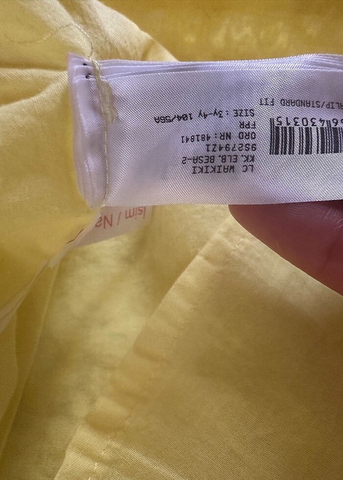 3-4 yaş kız çocuk elbise - Görsel 3