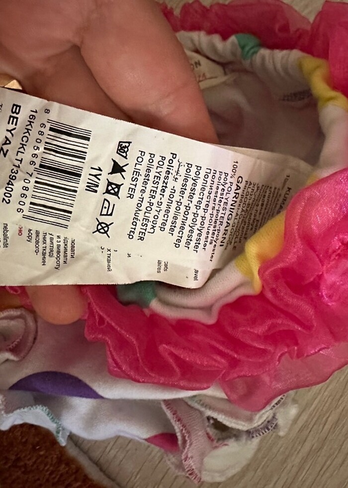 1 yaş bebek mayosu/iç çamaşırı - Görsel 4