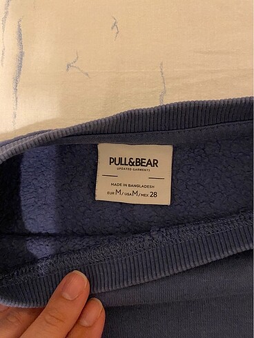Pull and Bear Pull and bear mavi sweatshirt
