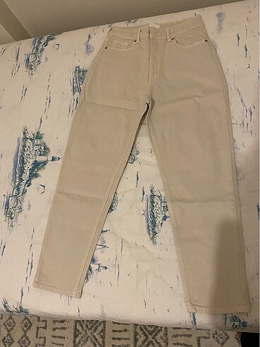 H&M ekru mom jean