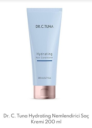 Dr. C. Tuna Hydrating Nemlendirici Saç Kremi 200 ml