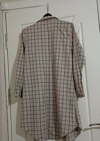 Burberry Bej Ekose Desenli Uzun Kollu Kadın Gömlek