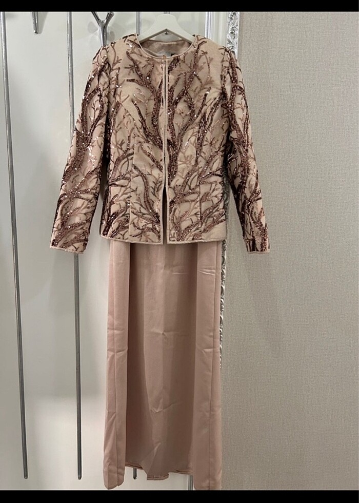 Che may ceket 36 s beden altın kök gold işlemeli - Görsel 4