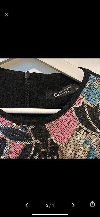 Gazella payet bluz 38 beden - Görsel 3