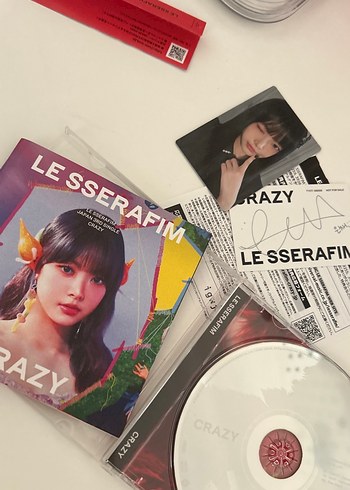 LE SSERAFIM CRAZY  EUNCHAE Japon 3. Single - Görsel 4
