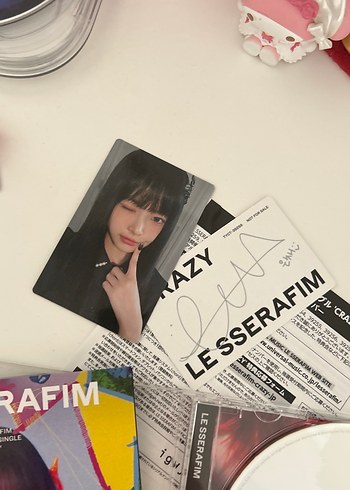 LE SSERAFIM CRAZY  EUNCHAE Japon 3. Single - Görsel 5