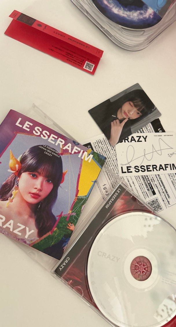 LE SSERAFIM CRAZY  EUNCHAE Japon 3. Single - Görsel 4