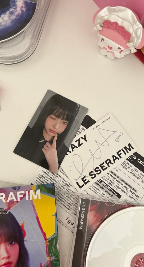 LE SSERAFIM CRAZY  EUNCHAE Japon 3. Single - Görsel 5