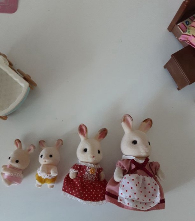 Sylvanian Families ranza , tavşan ailesi mutfak , oturma odası - Görsel 5