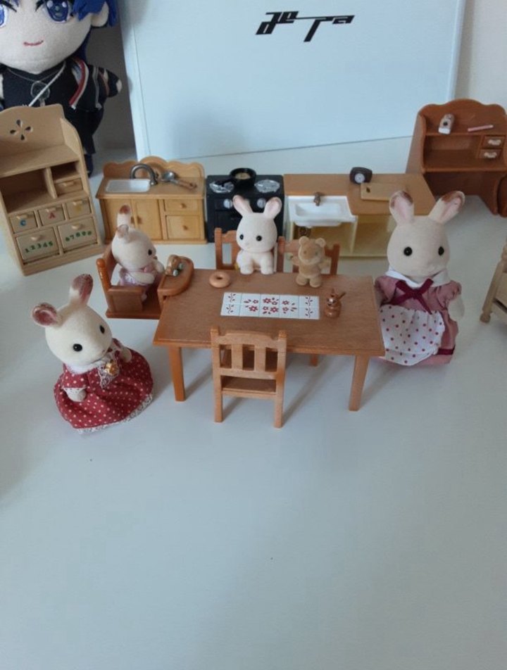 Sylvanian Families ranza , tavşan ailesi mutfak , oturma odası - Görsel 2