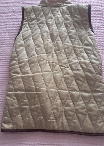 Diğer Fermuarlı Pastel Kahverengi Kadın Yelek