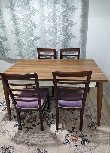 Beden kahverengi Renk Açılır yemek masası