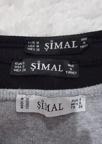 s Beden gri Renk Gri ve siyah Baskılı Pamuklu crop