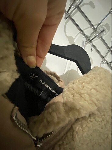 s Beden camel Renk Zara peluş mont