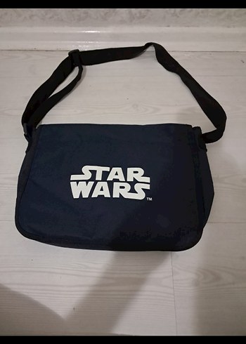 Star Wars Baskılı Mavi Erkek Omuz Çantası