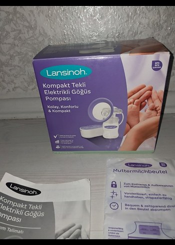  Lansinoh Elektrikli Göğüs Pompası Kompakt Tekli