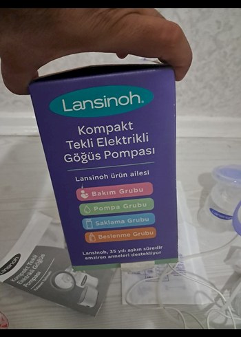  Beden Renk Lansinoh Elektrikli Göğüs Pompası Kompakt Tekli
