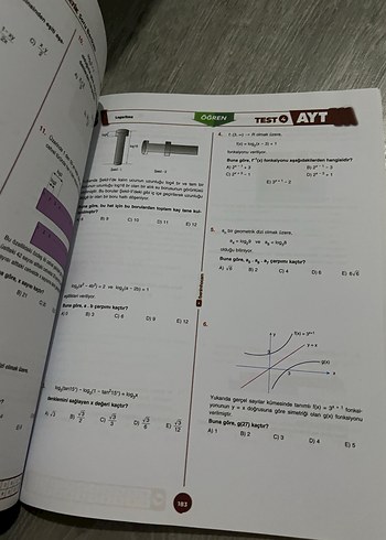 2022 Benim Hocam AYT Matematik Soru Bankası - Görsel 2