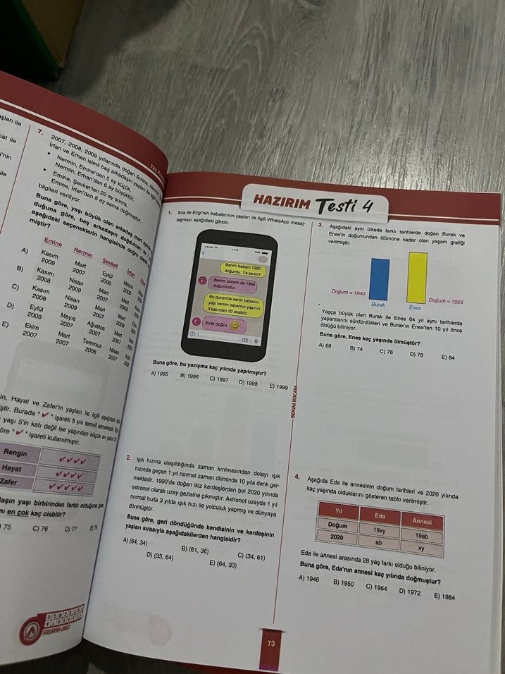 Benim Hocam Taktiklerle Problem Çözümleri Soru Bankası - Görsel 3