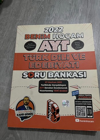 2022 Benim Hocam AYT Türk Dili ve Edebiyatı Soru Bankası