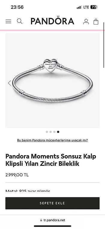 PANDORA BİLEKLİK
