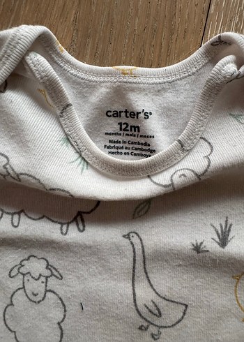 Carters Kısa Kollu Bebek Body - Görsel 2