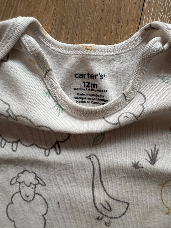 Carters Kısa Kollu Bebek Body - Görsel 2