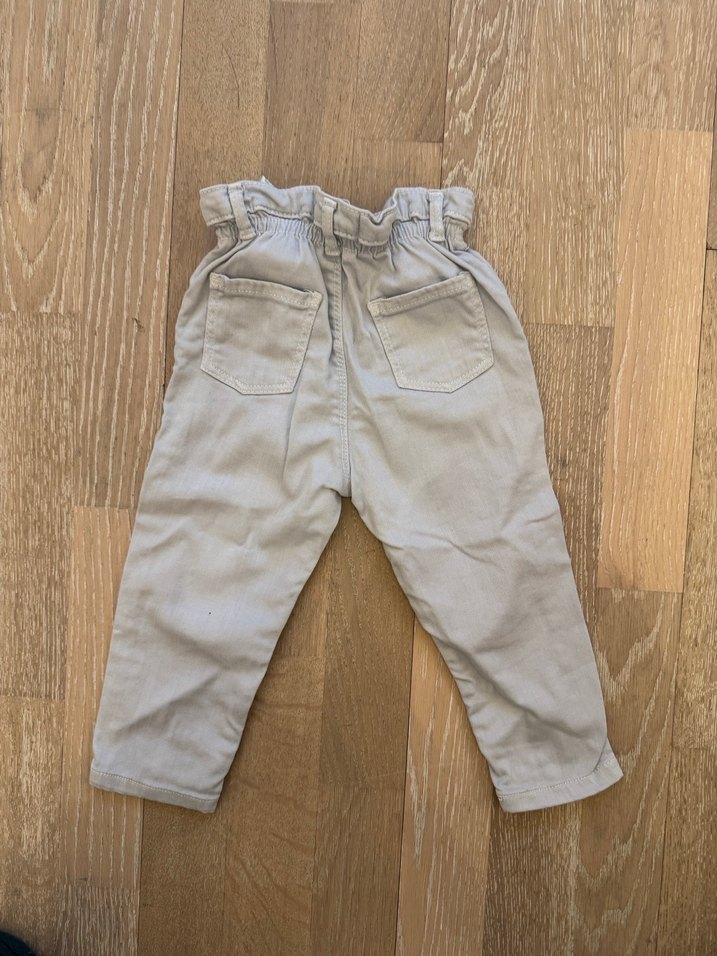 Gri Bol Kesim Denim Pantolon - Görsel 2