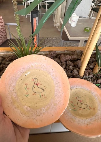 stoneware bardak altlığı seramik bardak altlığı fincan tabağı - Görsel 4