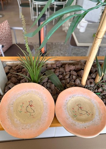 stoneware bardak altlığı seramik bardak altlığı fincan tabağı - Görsel 2