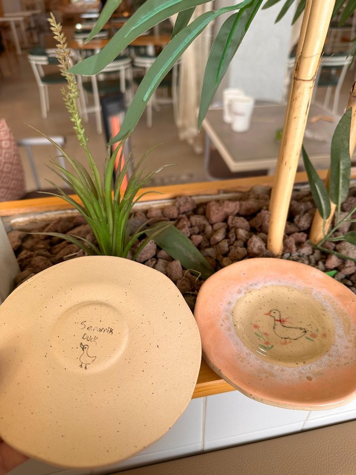 stoneware bardak altlığı seramik bardak altlığı fincan tabağı - Görsel 3