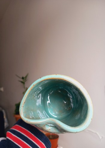 snoppy seramik kupa stoneware kupa pipetlikli kupa - Görsel 5