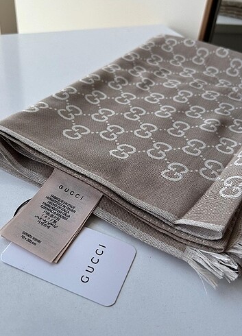 GUCCİ YÜN PAMUK ŞAL