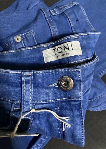 Diğer Kadın Mavi Midi Denim Jean